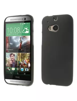 Cover in Silicone Soft Touch per HTC One M8 Nero 4054048755770