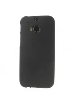Cover in Silicone Soft Touch per HTC One M8 Nero 4054048755770