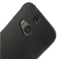 Cover in Silicone Soft Touch per HTC One M8 (Nero)