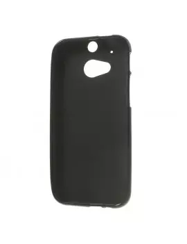 Cover in Silicone Soft Touch per HTC One M8 Nero 4054048755770