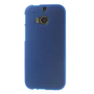 Cover in Silicone Soft Touch per HTC One M8 (Blu)