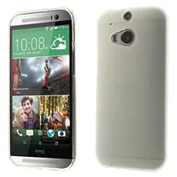Cover in Silicone Soft Touch per HTC One M8 (Semi Trasparente)