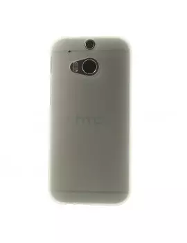 Cover in Silicone Soft Touch per HTC One M8 Semi Trasparente 4054048755787
