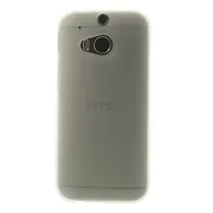 Cover in Silicone Soft Touch per HTC One M8 (Semi Trasparente)