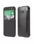 Cover Flip a Portafoglio S-View HTC One M8 Nero 4054048760842