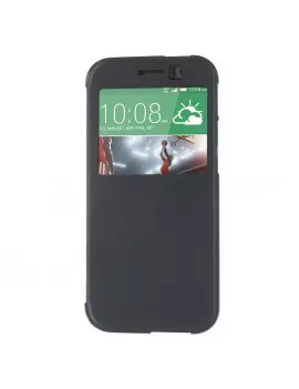 Cover Flip a Portafoglio S-View HTC One M8 Blu 4054048213737