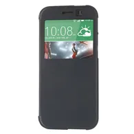 Cover Flip a Portafoglio S-View per HTC One M8 (Blu)