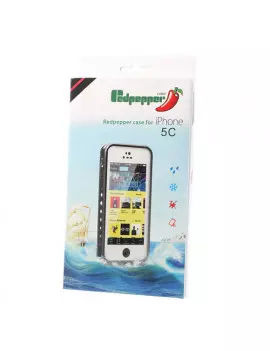 Cover RedPepper Impermeabile Antiurto per Apple iPhone 5C (Bianco)