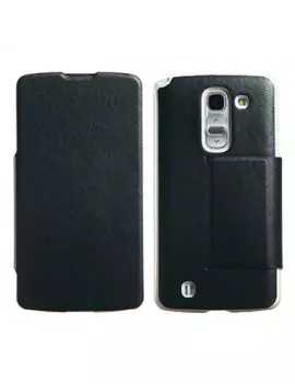 Cover Flip a Portafoglio Luxury LG Optimus G Pro 2 E985 E986 Nero