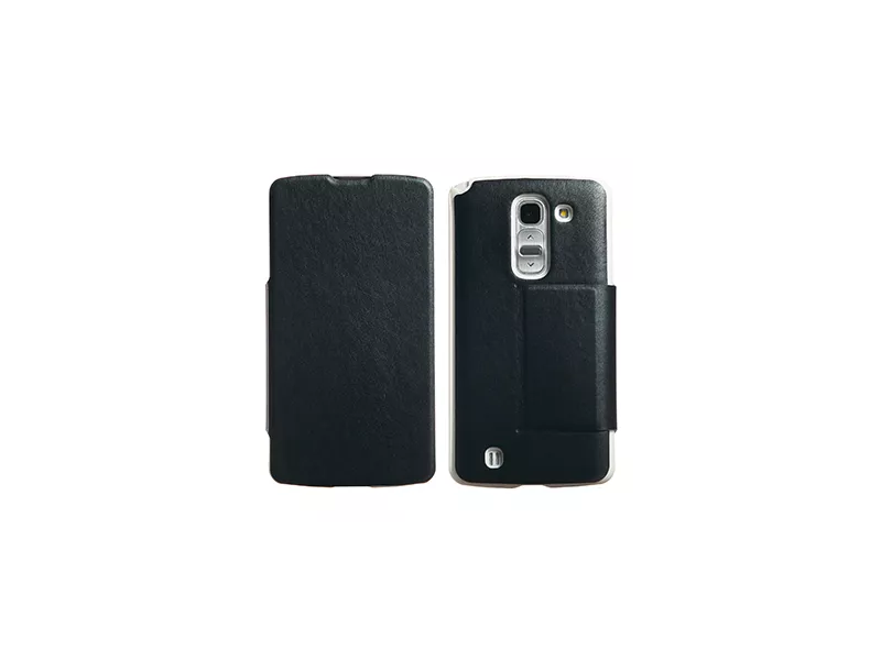 Cover Flip a Portafoglio Luxury LG Optimus G Pro 2 E985 E986 Nero