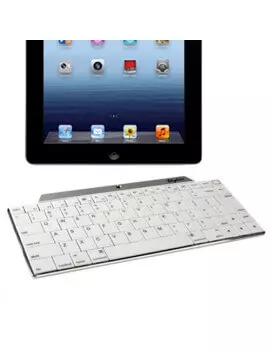 Tastiera Bluetooth 3.0 per Tablet, iPad, Smart Phone (Bianco)