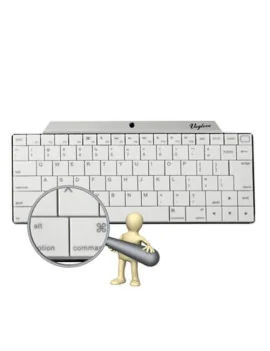 Tastiera Bluetooth 3.0 per Tablet, iPad, Smart Phone (Bianco)