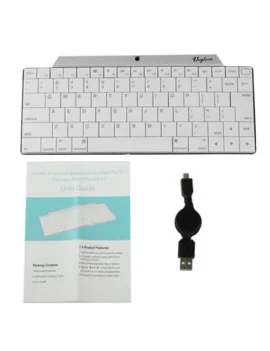 Tastiera Bluetooth 3.0 per Tablet, iPad, Smart Phone (Bianco)