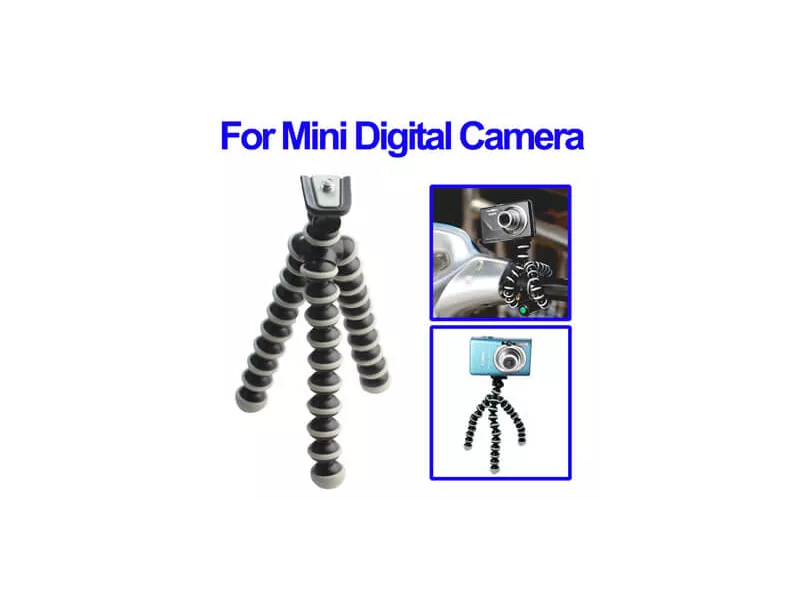 Supporto Treppiede Flessibile Snodabile Fotocamera Videocamera 