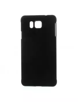 Cover Gomma Antigraffio per Samsung Galaxy Alpha Nero