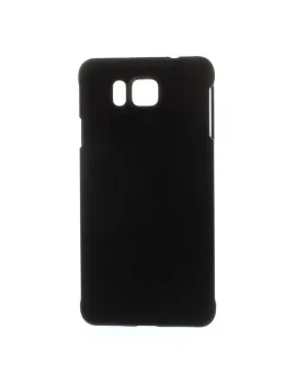 Cover in Gomma Antigraffio per Samsung Galaxy Alpha (Nero)