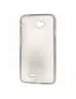 Cover in TPU Effetto Spazzolato per LG L70 Grigio Trasparente 5712579216472