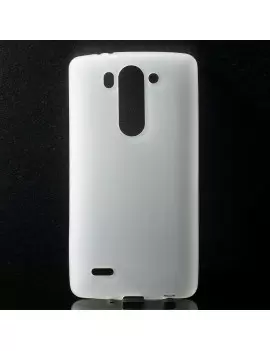 Cover Morbida in TPU per LG G3 mini D722 (Bianco)