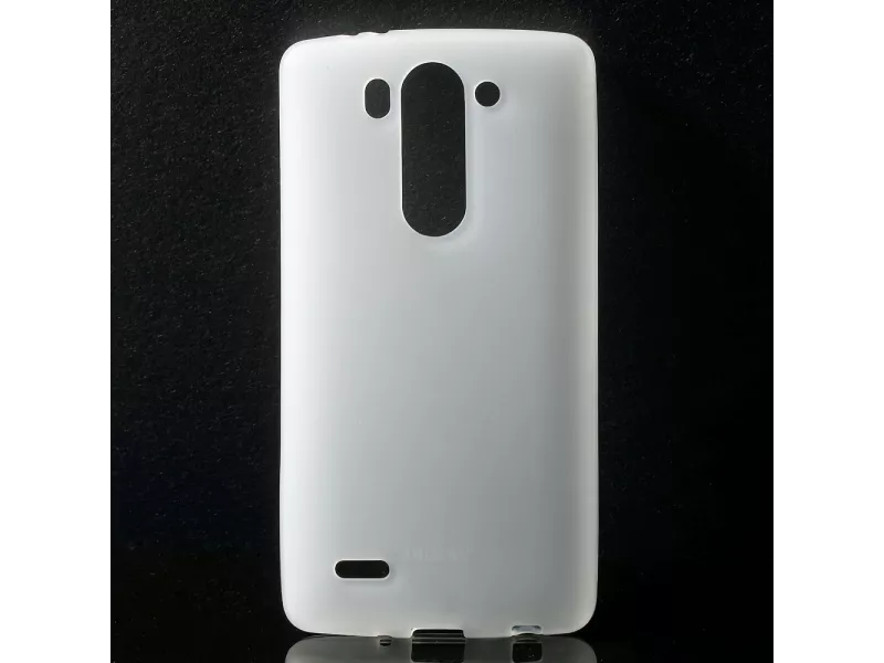 Cover Morbida in TPU per LG G3 mini D722 (Bianco)