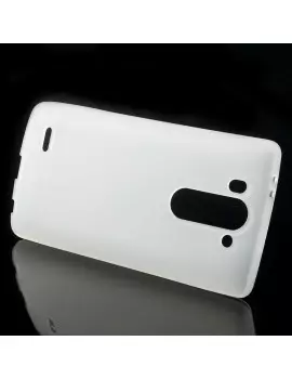 Cover Morbida in TPU per LG G3 mini D722 (Bianco)