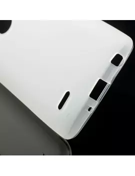 Cover Morbida in TPU per LG G3 mini D722 (Bianco)