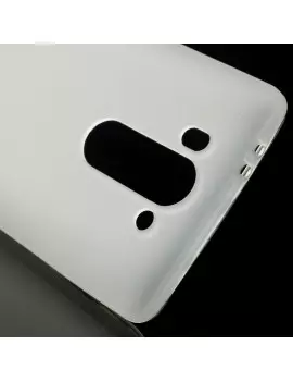 Cover Morbida in TPU per LG G3 mini D722 (Bianco)