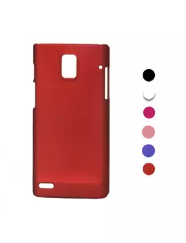 Cover in TPU Soft Touch per Huawei Ascend P1 U9200 (Rosso)