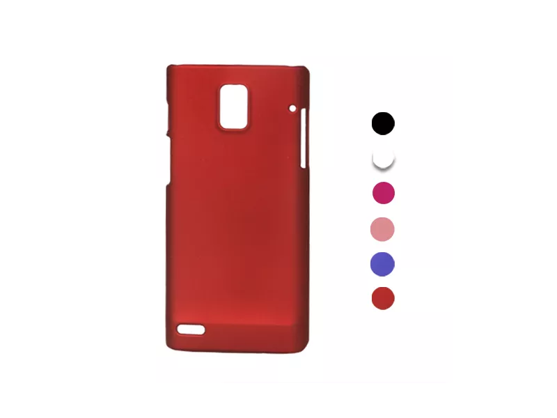 Cover in TPU Soft Touch per Huawei Ascend P1 U9200 (Rosso)
