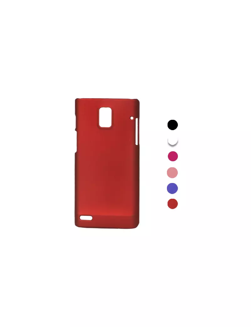 Cover in TPU Soft Touch per Huawei Ascend P1 U9200 (Rosso)