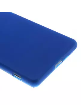 Cover Morbida in TPU per Sony Xperia Z2 L50W (Blu Trasparente)