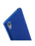 Cover Morbida in TPU per Sony Xperia Z2 L50W (Blu Trasparente)