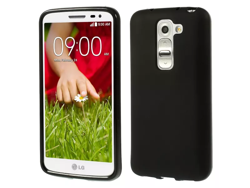 Cover Morbida in TPU per LG G2 Mini D410 D620 (Nero)