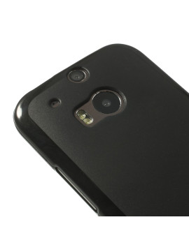 Cover Morbida in TPU per HTC One M8 (Nero)