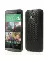 Cover Rigida Carbon Look per HTC One M8 (Nero)