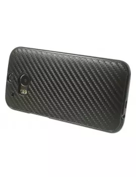 Cover Rigida Carbon Look per HTC One M8 (Nero)