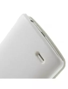 Cover Flip a Portafoglio Slim Magnetica per LG G3 (Bianco)