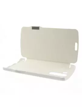 Cover Flip a Portafoglio Slim Magnetica per LG G3 (Bianco)