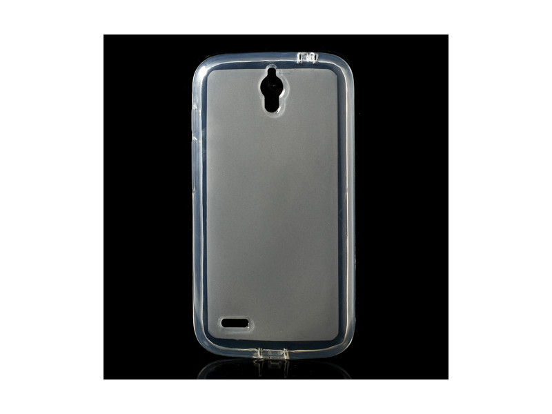 Cover in TPU con Tappo Antipolvere per Huawei Ascend G610 Grigio