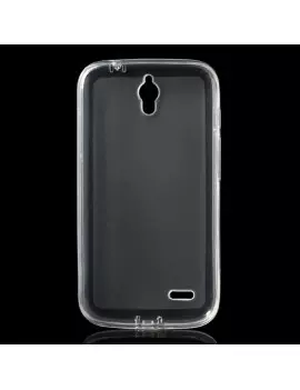 Cover in TPU con Tappo Antipolvere per Huawei Ascend G610 Grigio