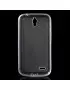 Cover in TPU con Tappo Antipolvere per Huawei Ascend G610 Grigio