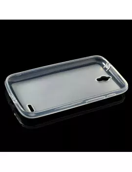 Cover in TPU con Tappo Antipolvere per Huawei Ascend G610 Grigio