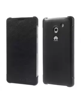 Cover Flip a Portafoglio Super Slim per Huawei Ascend D2 (Nero)