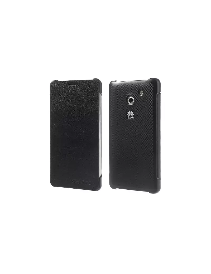 Cover Flip a Portafoglio Super Slim per Huawei Ascend D2 (Nero)