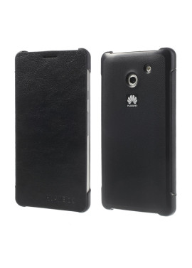 Cover Flip a Portafoglio Super Slim per Huawei Ascend D2 (Nero)