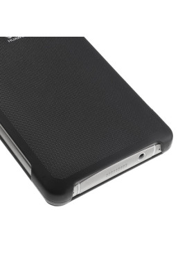 Cover Flip a Portafoglio Super Slim per Huawei Ascend D2 (Nero)