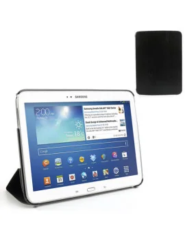 Custodia Pieghevole in Ecopelle per Samsung Galaxy Tab 3 101 Nero