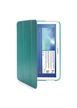 Custodia Pieghevole in Ecopelle per Samsung Galaxy Tab 3 101 Verde