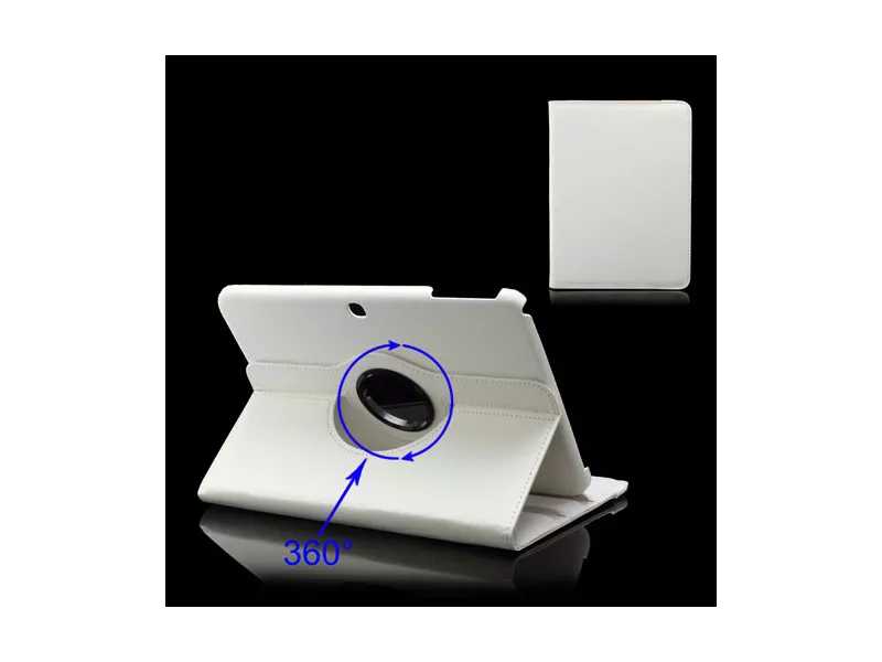 Custodia Pieghevole 360 in Ecopelle per Samsung Galaxy Tab 3 101 Bianco 5712579080127