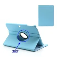 Custodia Pieghevole 360 in Ecopelle per Samsung Galaxy Tab 3 101 Azzurro 5712579075802