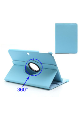 Custodia Pieghevole 360 in Ecopelle per Samsung Galaxy Tab 3 101 Azzurro 5712579075802